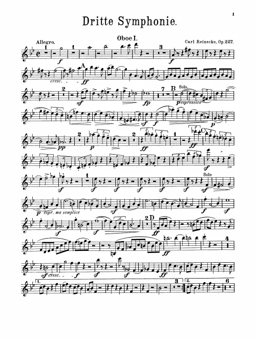 Oboe 1, 2