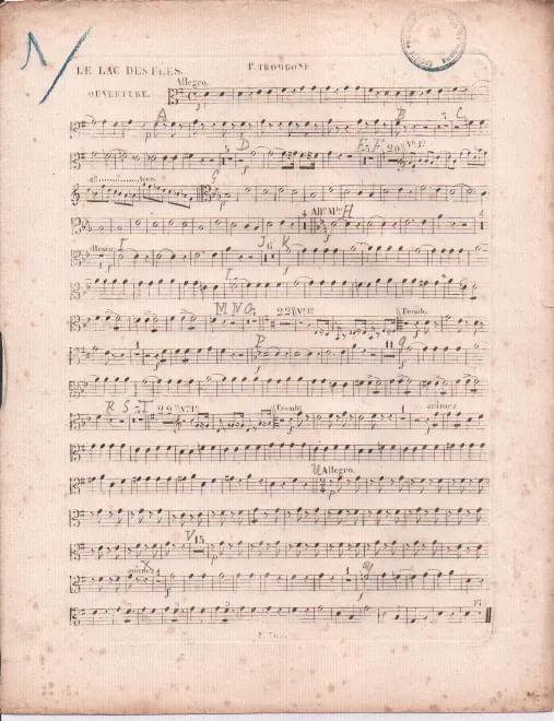 Trombone 1, 2, 3, Ophicleid