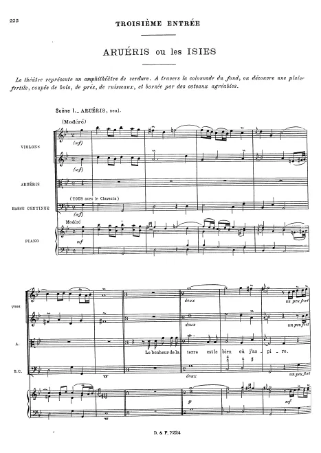 Troisième Entrée