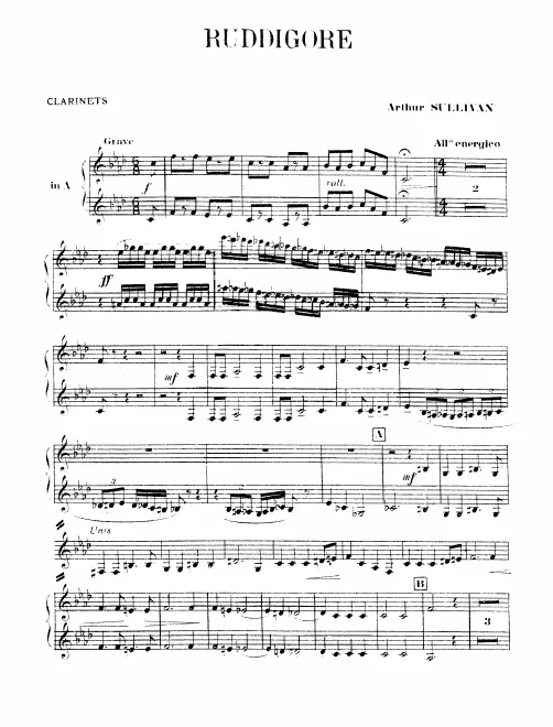 Clarinet 1/2 (A/B♭)