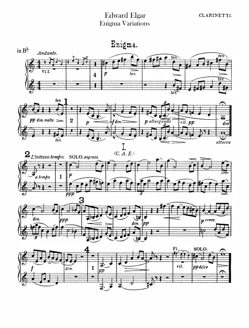 Clarinet 1/2 (B♭)