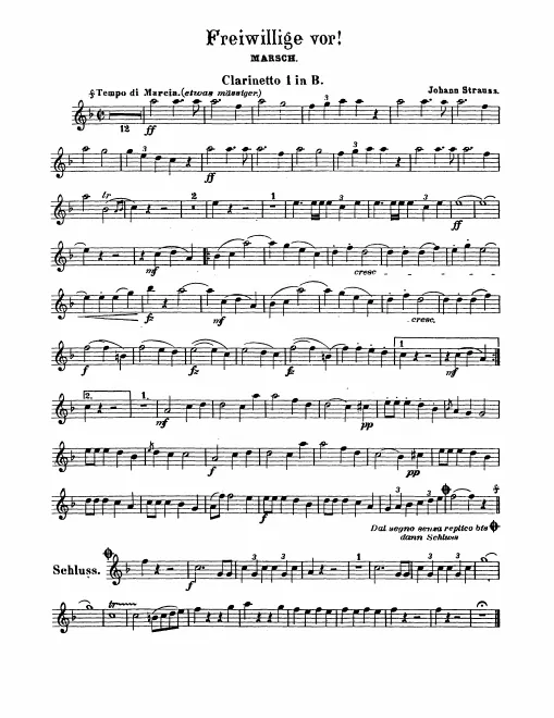Clarinet 1, 2 (B♭)