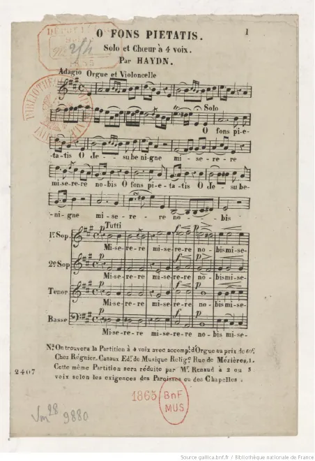 Choral Score