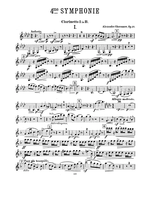 Clarinet 1, 2, 3 (B)