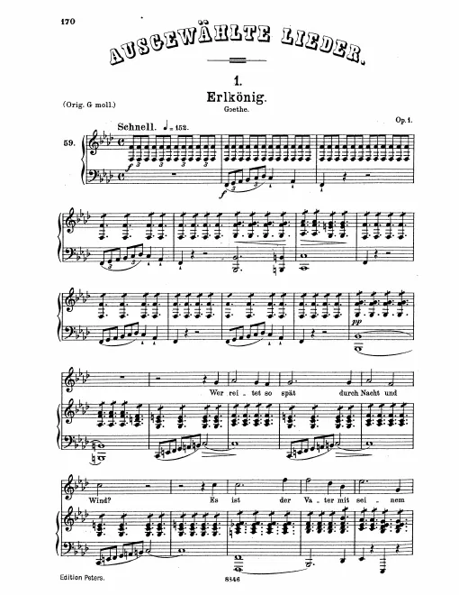 Complete Score (medium voice, transposed to F minor)