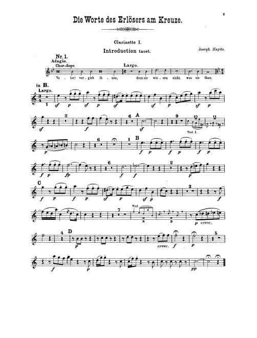 Clarinet 1, 2 (B♭/C/A)