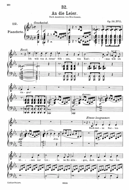Complete Score (Original / High voice, C minor)