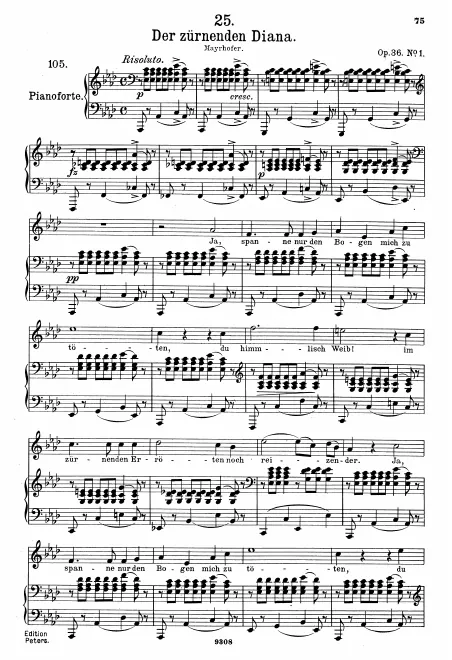 Complete Score (Original / High voice, A♭ major)