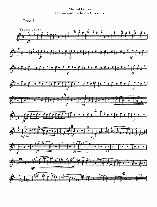 Oboe 1, 2