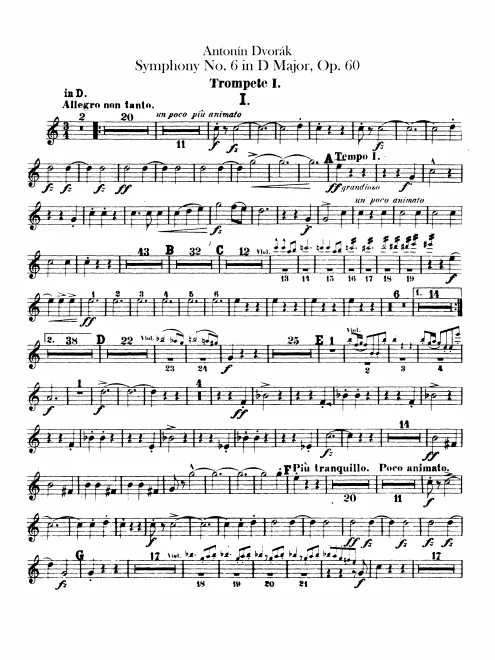 Trumpet 1, 2 (D, B♭)