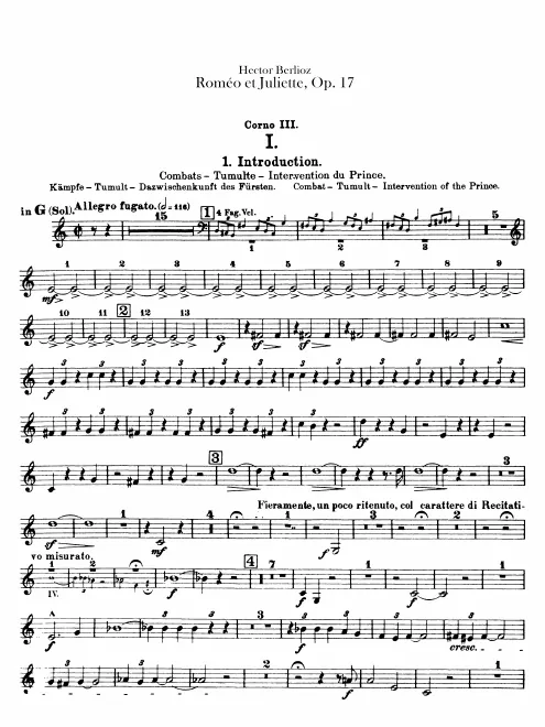 Horn 3 (G/D/A/B♭/E)