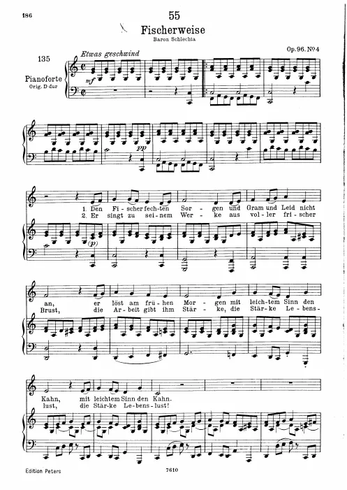 Complete Score (Low voice, transposed to C major)