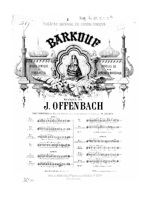 No.1, Couplets dialogués: "Oh les superbes pêches" (Act I)