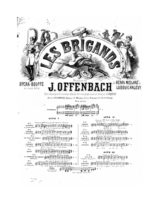 No.3, Couplets: "Au chapeau je porte une aigrette" (Act I, No.2)