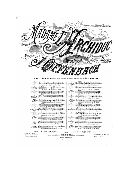 No.4, Couplets des baisers: "Pardonnez-nous, monsieur" (Act I, No.5b)