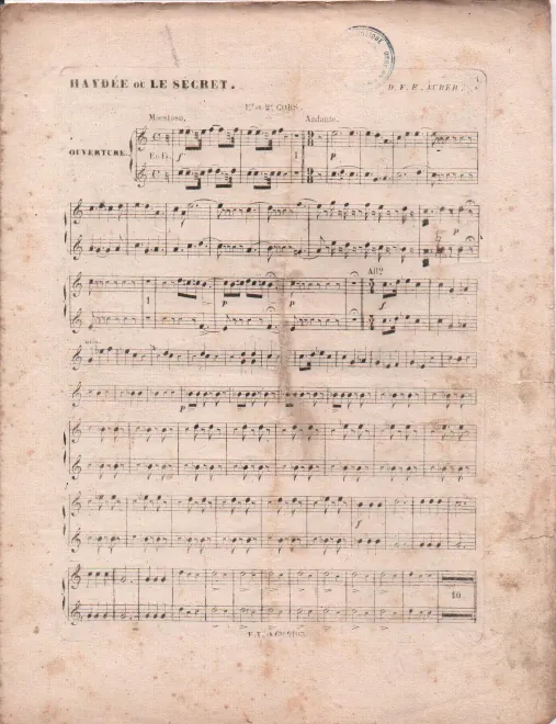 Horn 1/2 (F), 3/4 (B)