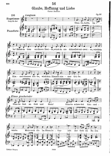 Complete Score (Low Voice, transposed to C major)