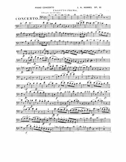 Bassoon 1, 2