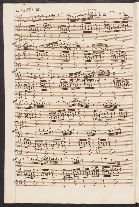 3. Sonata in E major, BWV 1016
