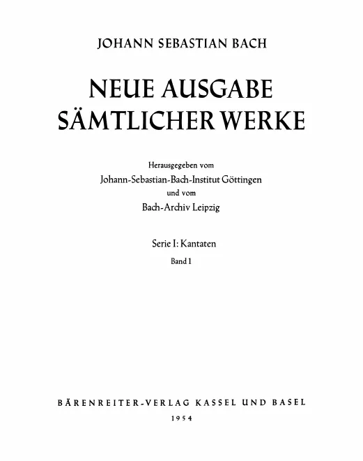 1. Adventskantaten