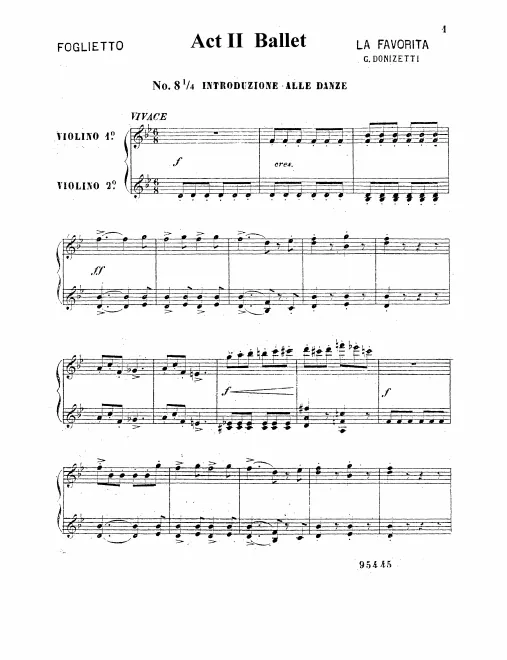 Foglietto (Violin 1/2)