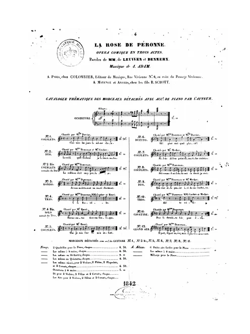No.4, Trio: "À la Bastille" (Rosine/Le Chevalier/Balandier)