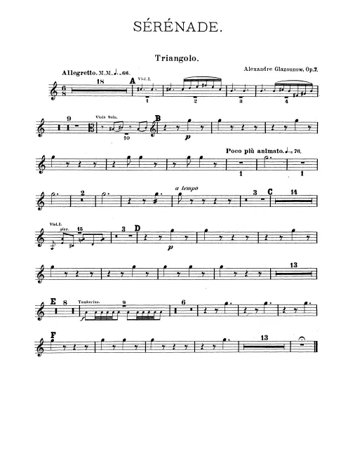 Triangle, Tambourine