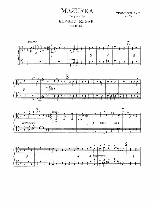 Trombone 1/2, 3, Tuba (ad lib.)
