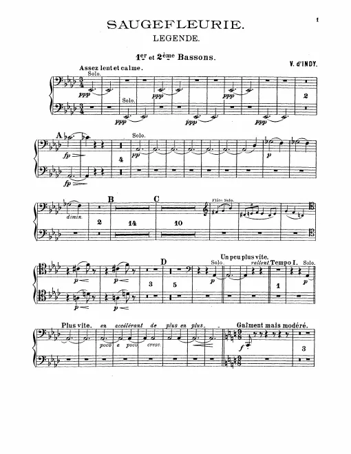 Bassoon 1/2, 3/4