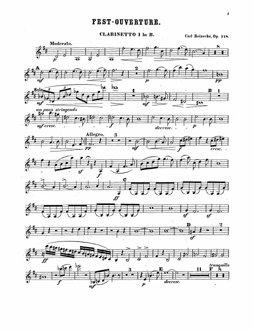 Clarinet 1, 2 (B♭)