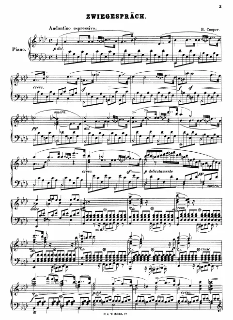 3. Arabella (published under the title 'Zwiegespräch')