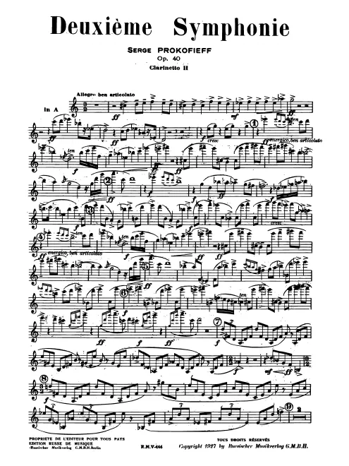 Clarinet 2 (A/B♭)