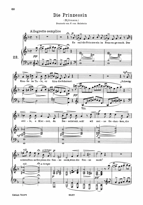 Complete Score (original key, D minor)