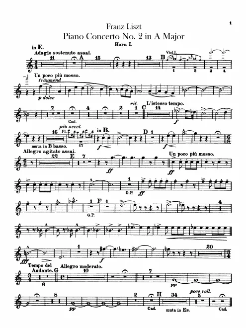 Horn 1 (E/E♭)