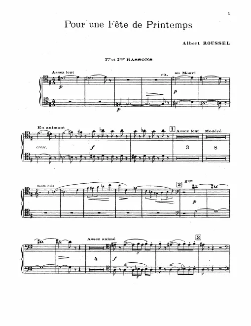 Bassoon 1/2, 3