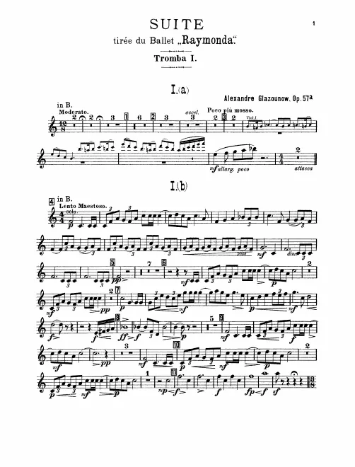 Trumpet 1, 2, 3 (B♭/A)
