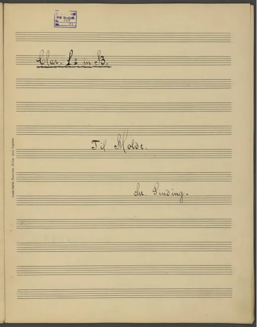 Clarinet 1, 2 (B♭)