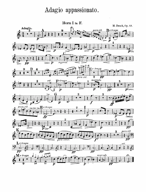 Horn 1, 2, 3, 4 (F/E♭)