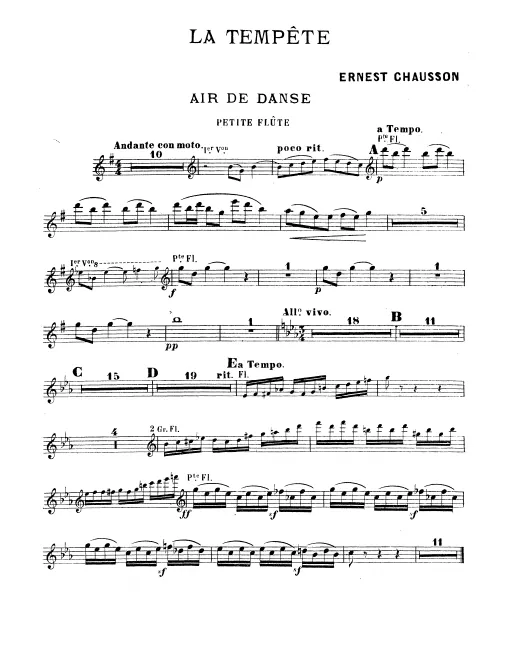 Piccolo, Flute 1/2