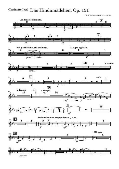 Clarinet 1 (A)
