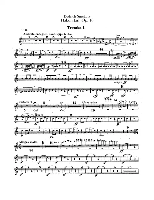 Trumpet 1, 2 (C, B♭)