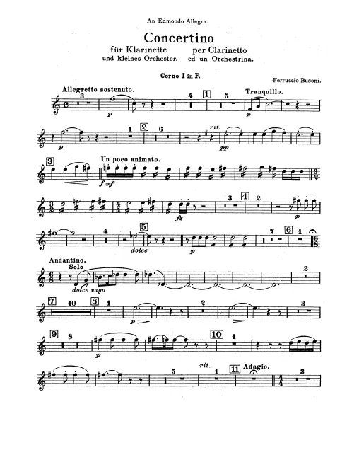 Horn 1, 2 (F)