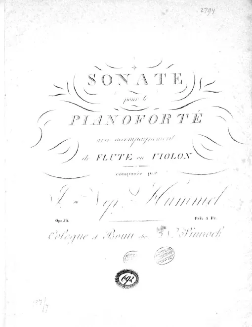 Complete Score and Flute or Violin Parts