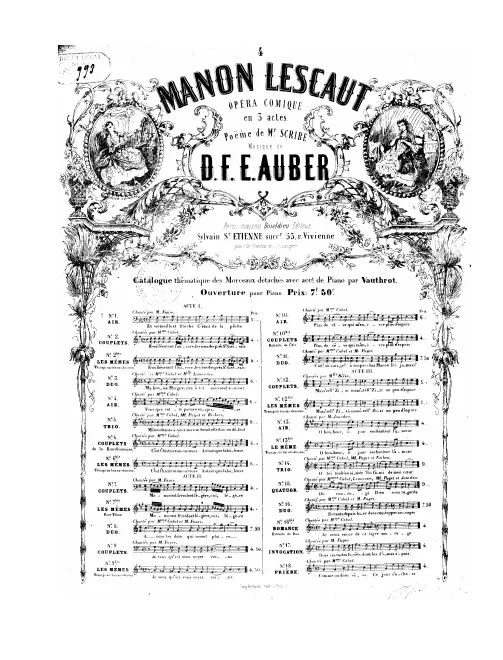 No.4, Air: "Dieu que c'est ennuyeux" (Act I, No.3b)