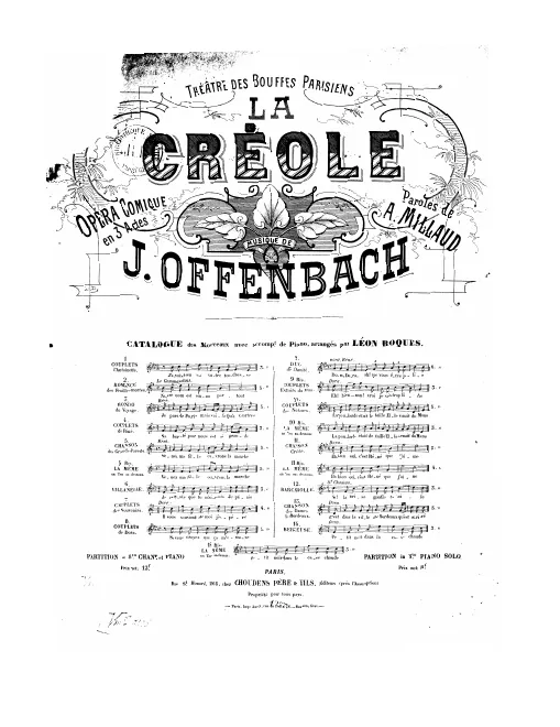 No.2, Romance des feuilles mortes: "Notre nom est connu partout" (Act I, No.3)
