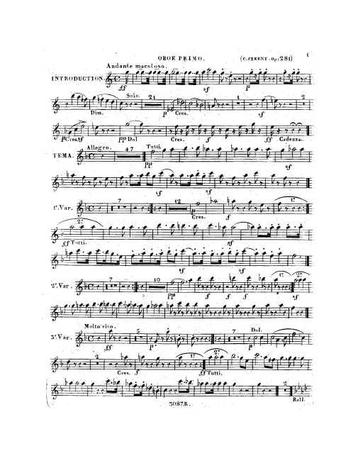 Oboe 1, 2