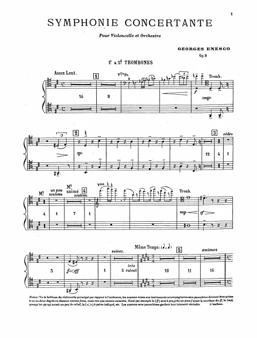 Trombone 1/2, 3