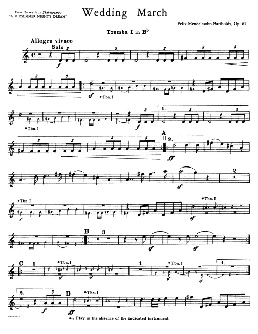 Trumpet 1, 2, 3 (B♭), 1, 2, 3 (C)