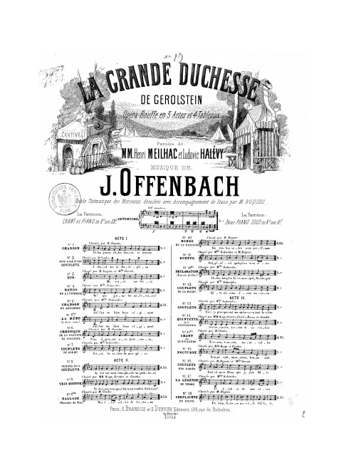 No.17, La légende du verre: "Il était un de mes aieux" (Act III, No.20b)