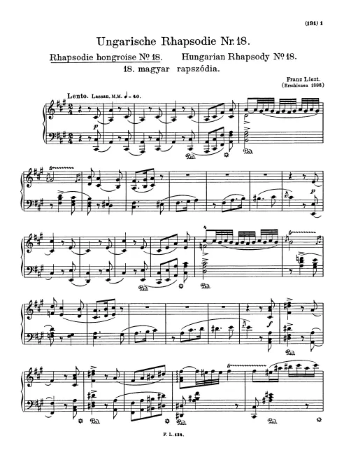 Complete Score (S.244/18)